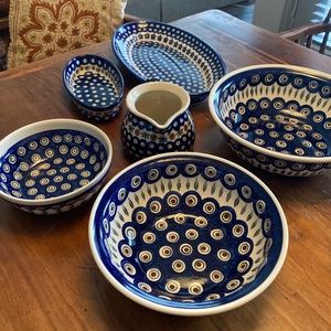 Vintage Bolesławiec Polish Pottery